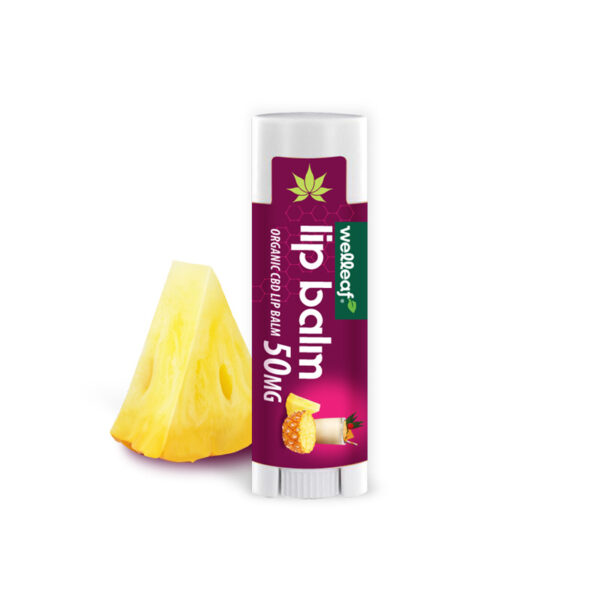 Welleaf cbd lip balm pina colada